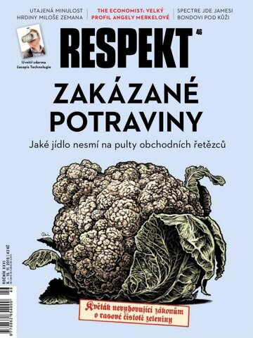 Obálka e-magazínu Respekt 46/2015r