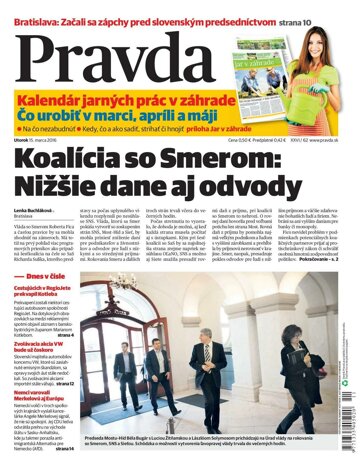 Obálka e-magazínu Pravda 15.3.2016