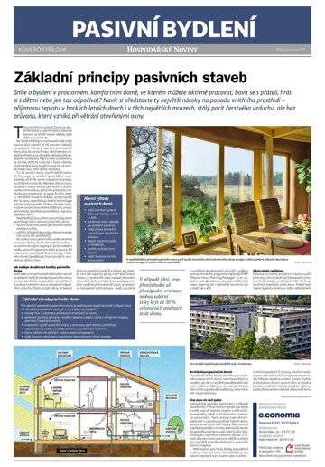 Obálka e-magazínu Hospodářské noviny - příloha 235 - 6.12.2017 příloha Pasivní bydlení