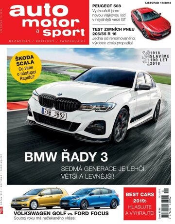 Obálka e-magazínu Auto motor a sport 11/2018