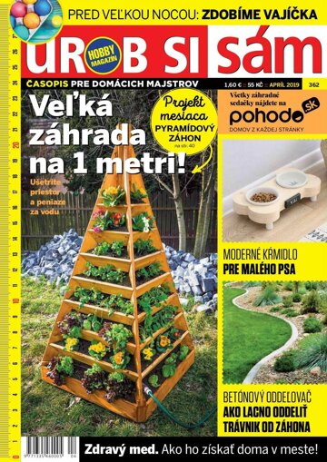 Obálka e-magazínu Urob si sám 4/2019