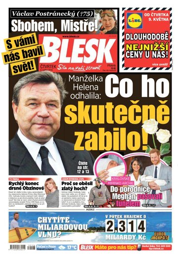 Obálka e-magazínu Blesk 9.5.2019