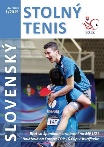 Obálka e-magazínu Slovenský stolný tenis 1/2019