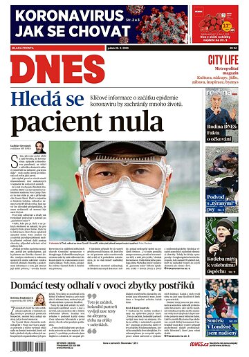 Obálka e-magazínu MF Dnes 28.2.2020