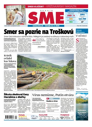 Obálka e-magazínu SME 13.5.2020