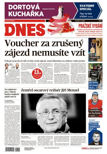 Obálka e-magazínu MF Dnes 7.9.2020