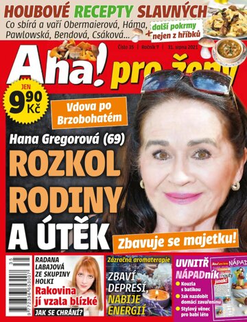 Obálka e-magazínu AHA! pro ženy 35/2021