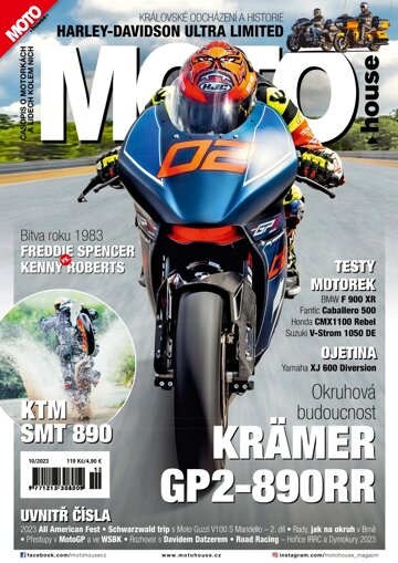 Obálka e-magazínu Motohouse 10/2023