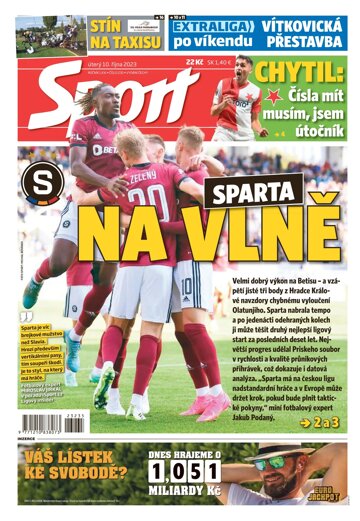 Obálka e-magazínu Sport 10.10.2023