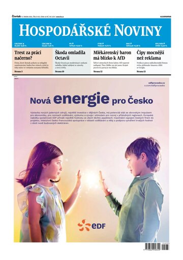 Obálka e-magazínu Hospodářské noviny 033 - 15.2.2024