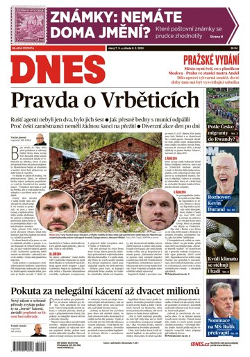 Obálka e-magazínu MF Dnes 7.5.2024