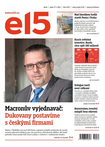 Obálka e-magazínu E15 17.5.2024