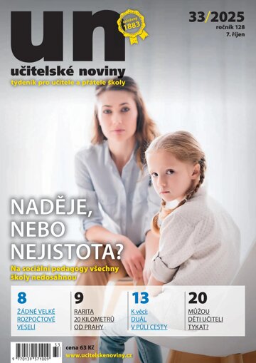 Obálka e-magazínu Učitelské noviny 33/2025