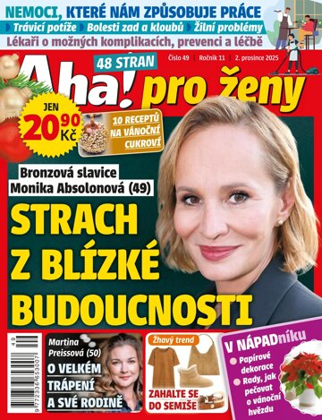 Obálka e-magazínu AHA! pro ženy 49/2025
