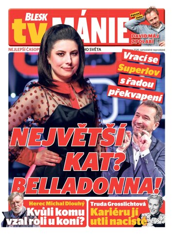 Obálka e-magazínu Blesk Tv manie 14.3.2026