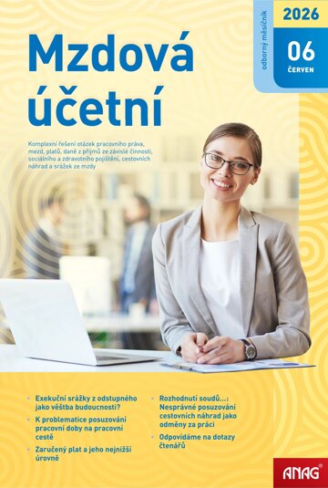 Obálka e-magazínu Mzdová účetní 2026 6/2026