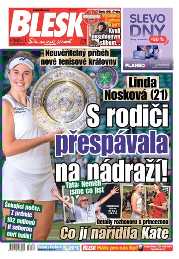 Obálka e-magazínu Blesk 13.7.2026