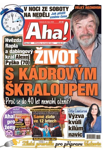 Obálka e-magazínu AHA! 24.10.2026