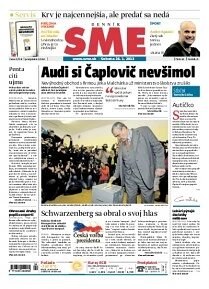 Obálka e-magazínu SME 26.1.2013