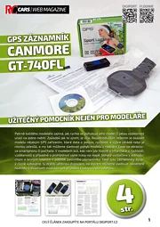GPS záznamník Canmore GT-740F L