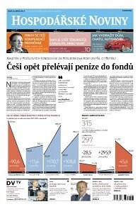 Obálka e-magazínu Hospodářské noviny 156 - 12.8.2014