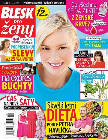 Obálka e-magazínu Blesk pro ženy 5.6.2017