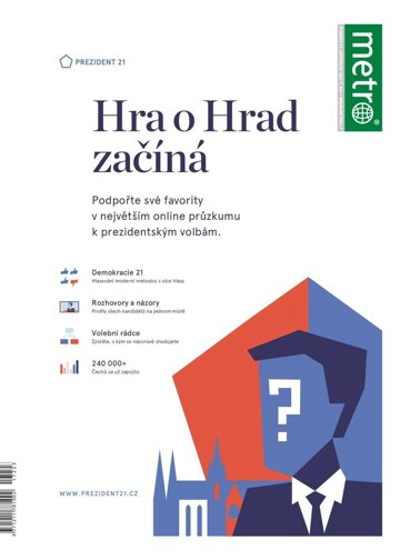 Obálka e-magazínu deník METRO 27.11.2017