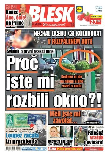 Obálka e-magazínu Blesk 31.5.2018