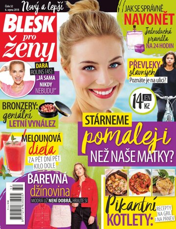 Obálka e-magazínu Blesk pro ženy 6.8.2018