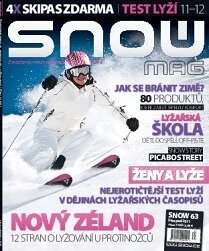Obálka e-magazínu SNOW 63 - listopad 2011 - testy lyží