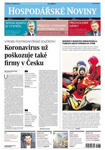 Obálka e-magazínu Hospodářské noviny 036 - 20.2.2020