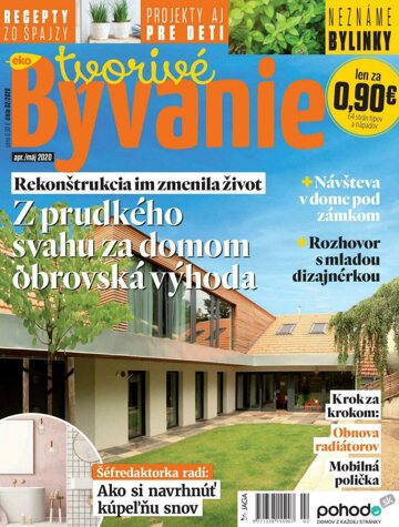 Obálka e-magazínu Tvorivé bývanie 2/2020