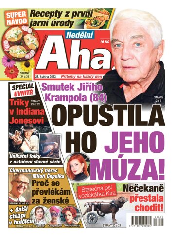 Obálka e-magazínu Nedělní AHA! 28.5.2023