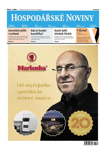 Obálka e-magazínu Hospodářské noviny 179 - 15.9.2023