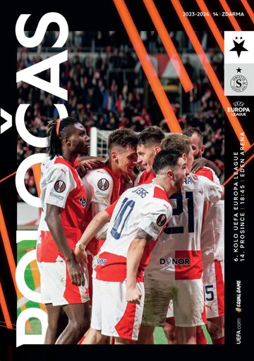 Obálka e-magazínu Poločas 24/2023č.24 Slavia - Servette