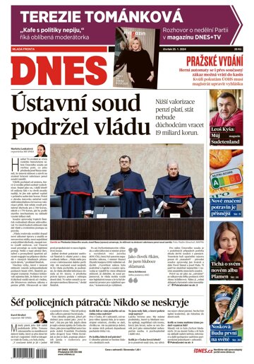 Obálka e-magazínu MF Dnes 25.1.2024