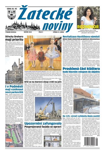 Obálka e-magazínu Žatecké noviny 5/24