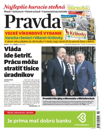 Obálka e-magazínu Pravda 12. 4. 2024