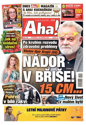 Obálka e-magazínu AHA! 27.6.2024