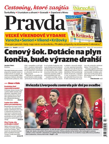 Obálka e-magazínu Pravda 4. 7. 2025
