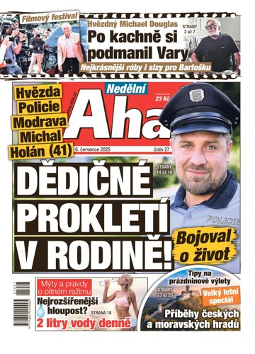 Obálka e-magazínu Nedělní AHA! 6.7.2025