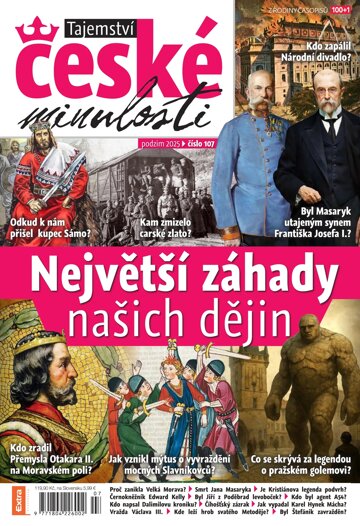 Obálka e-magazínu Tajemství české minulosti podzim 2025 (č. 107)