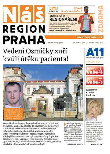 Obálka e-magazínu Náš Region - Praha 43/2025