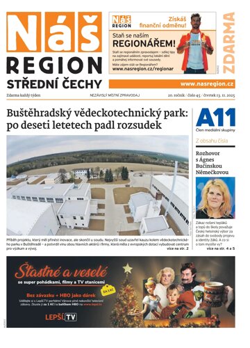 Obálka e-magazínu Náš Region - Střední Čechy 45/2025