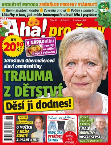 Obálka e-magazínu AHA! pro ženy 15/2026