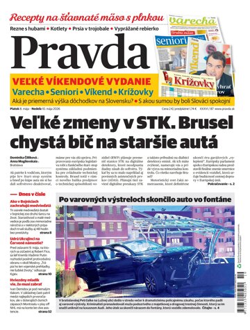 Obálka e-magazínu Pravda 8. 5. 2026