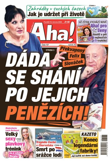 Obálka e-magazínu AHA! 15.6.2026