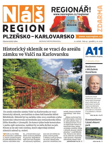 Obálka e-magazínu Náš Region - Plzeňsko 41/2026