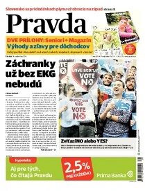 Obálka e-magazínu Pravda 18.9.2014