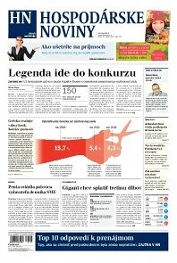 Obálka e-magazínu Hospodárske noviny 15.10.2014